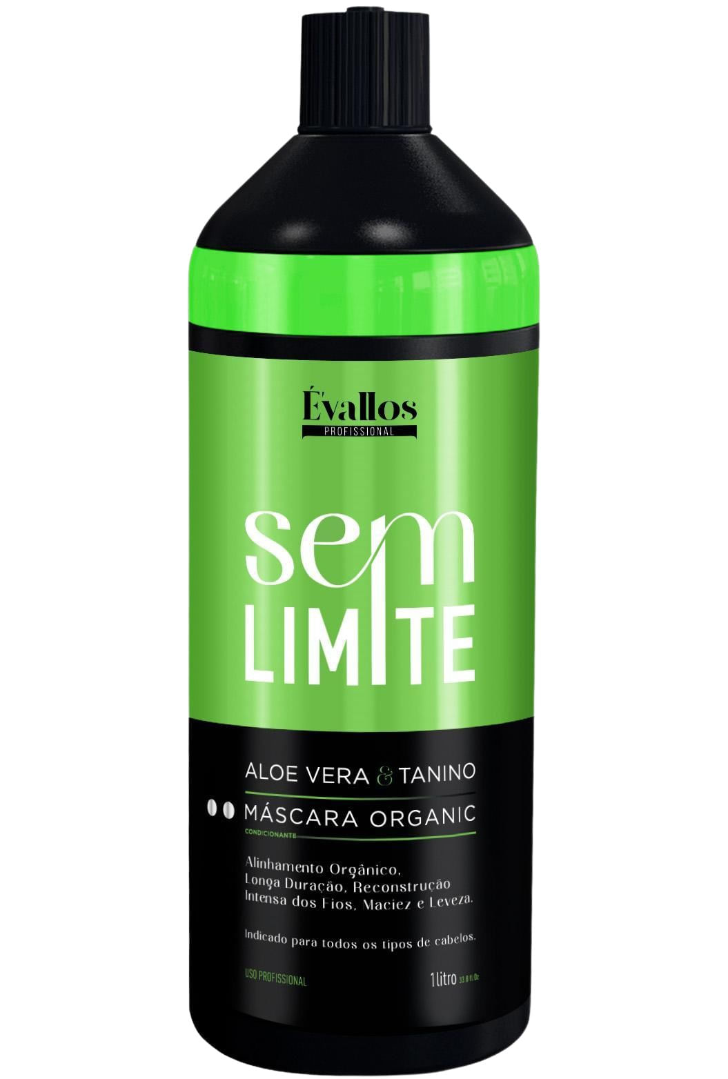 Miniatura Progressiva Organic Sem Limite Máscara Zero Évallos 1 Litro
