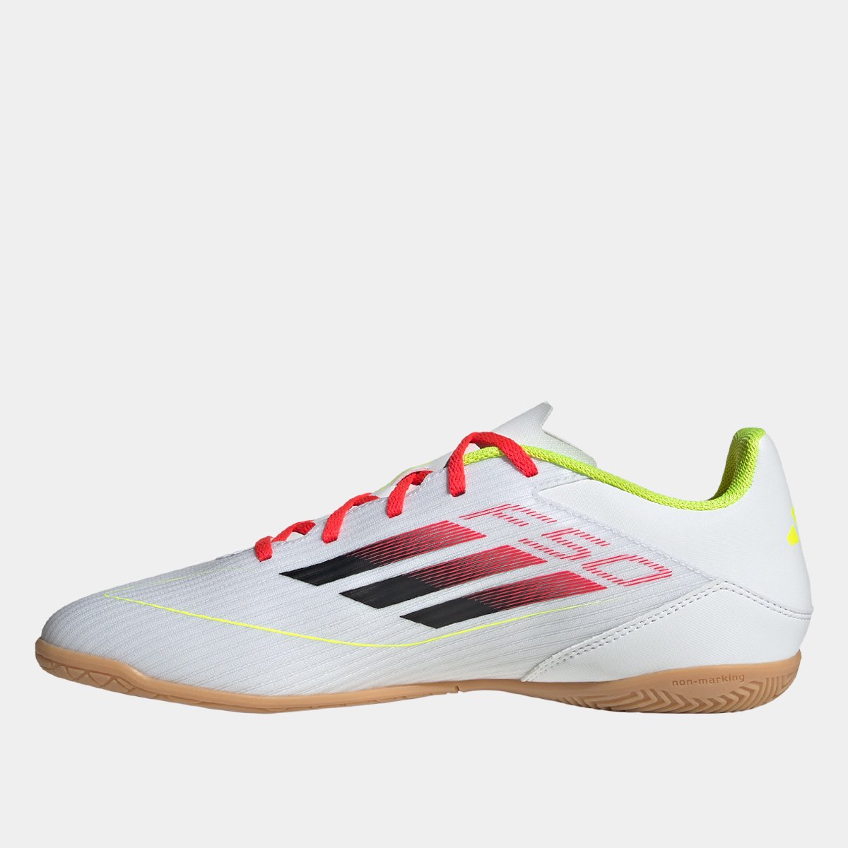 Miniatura Chuteira Futsal Adidas F50 Club Unissex Branco+Vermelho - 40