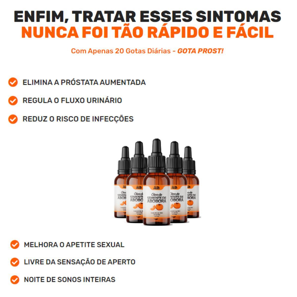 Miniatura Gota Prost + Active Suplemento Contra Glândula Inflamada 6Un