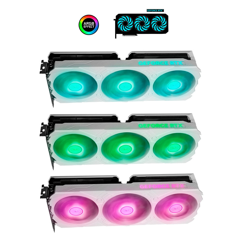 Placa de Vídeo Galax GeForce RTX 4070 EX Gamer White 12GB GDDR6X 192 bits - 47NOM7MD7KWH Branco