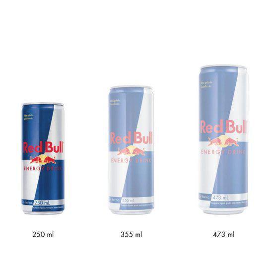 Miniatura Red Bull Energy Drink 24 Latas Energético Gaseificado 250Ml
