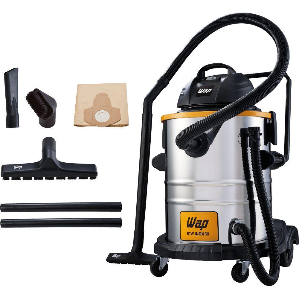 Aspirador De Pó E Água 1600W WAP GTW Inox 50 110V