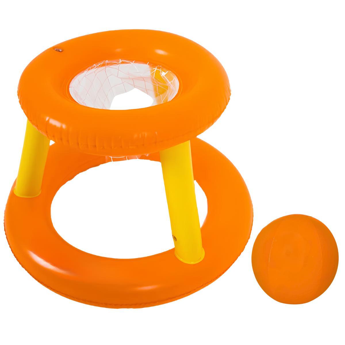 Miniatura Cesta De Basquete Inflável Flutuante Piscina Bola Infantil