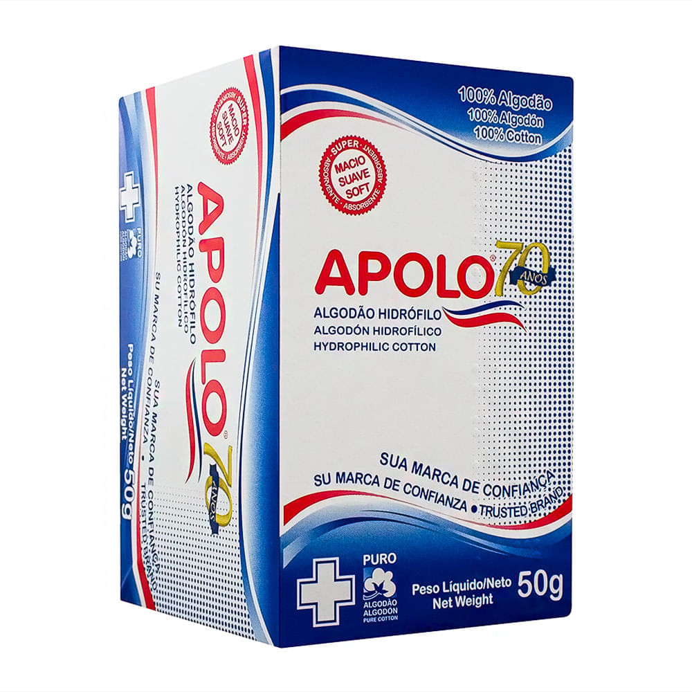 Miniatura Algodão Apolo Hidrófilo 50g