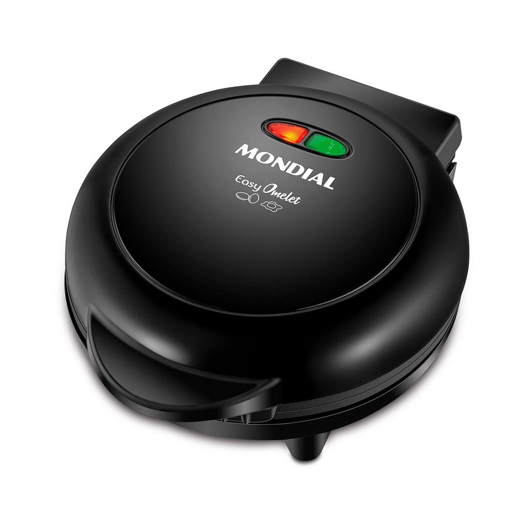 Miniatura Omeleteira Elétrica Mondial Easy Omelet OM-02 Preta 220V 220V