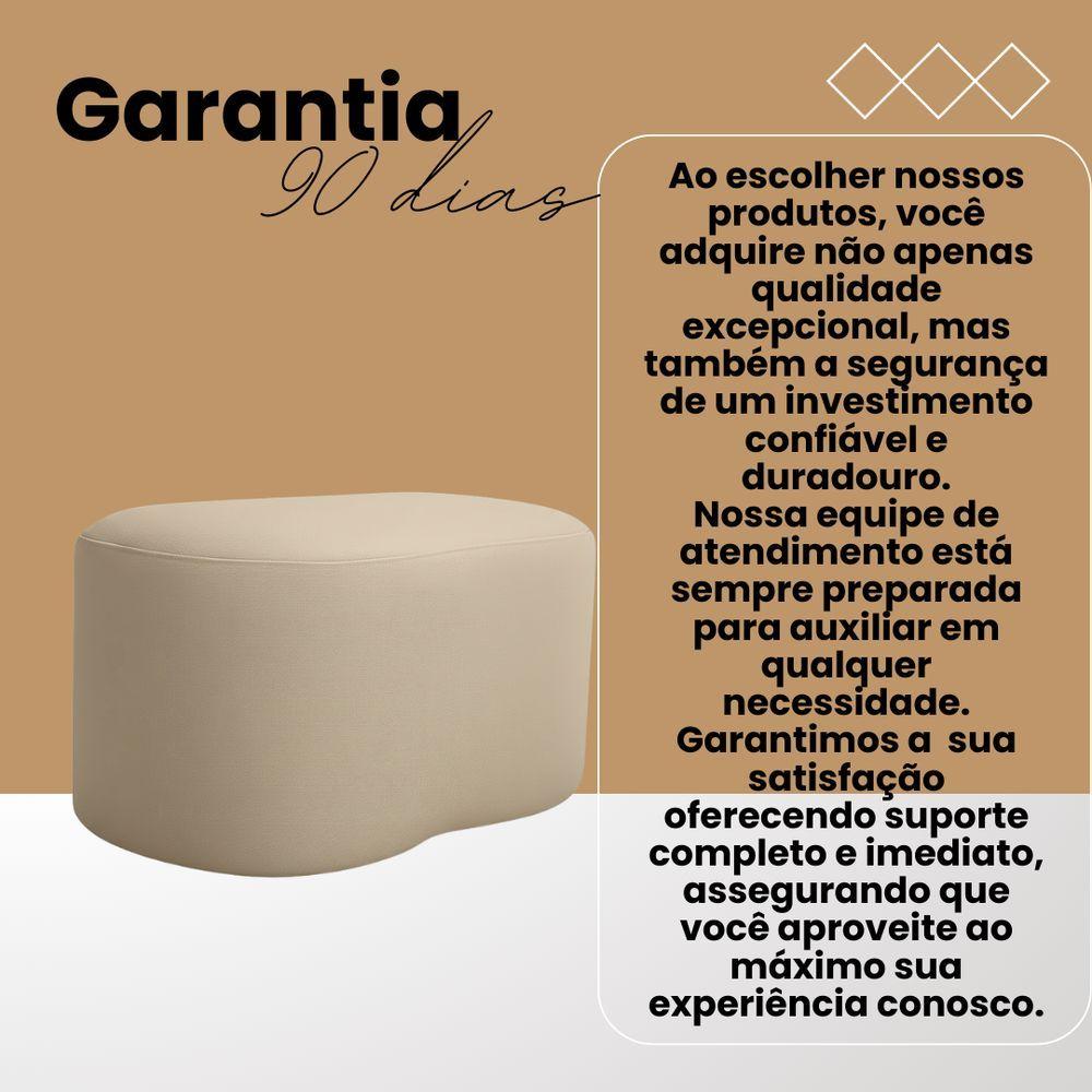 Miniatura Puff Feijão Curvo Orgânico Redondo Sala Confortável Moderno Suede Azul Marinho