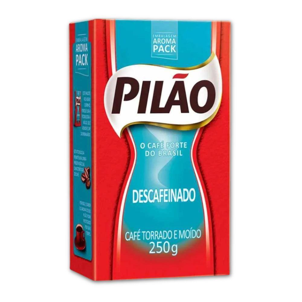 Miniatura Café Pilão Torrado E Moído Descafeinado 20 Pacotes De 250G