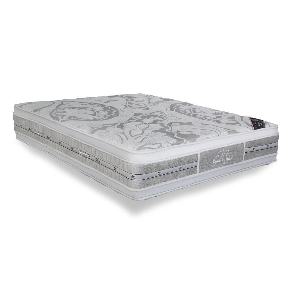 Miniatura Colchão Viúva Espuma Látex Molas Ensacadas Pocket Super Luxo Double Face Euro Pillow (128x188x36)