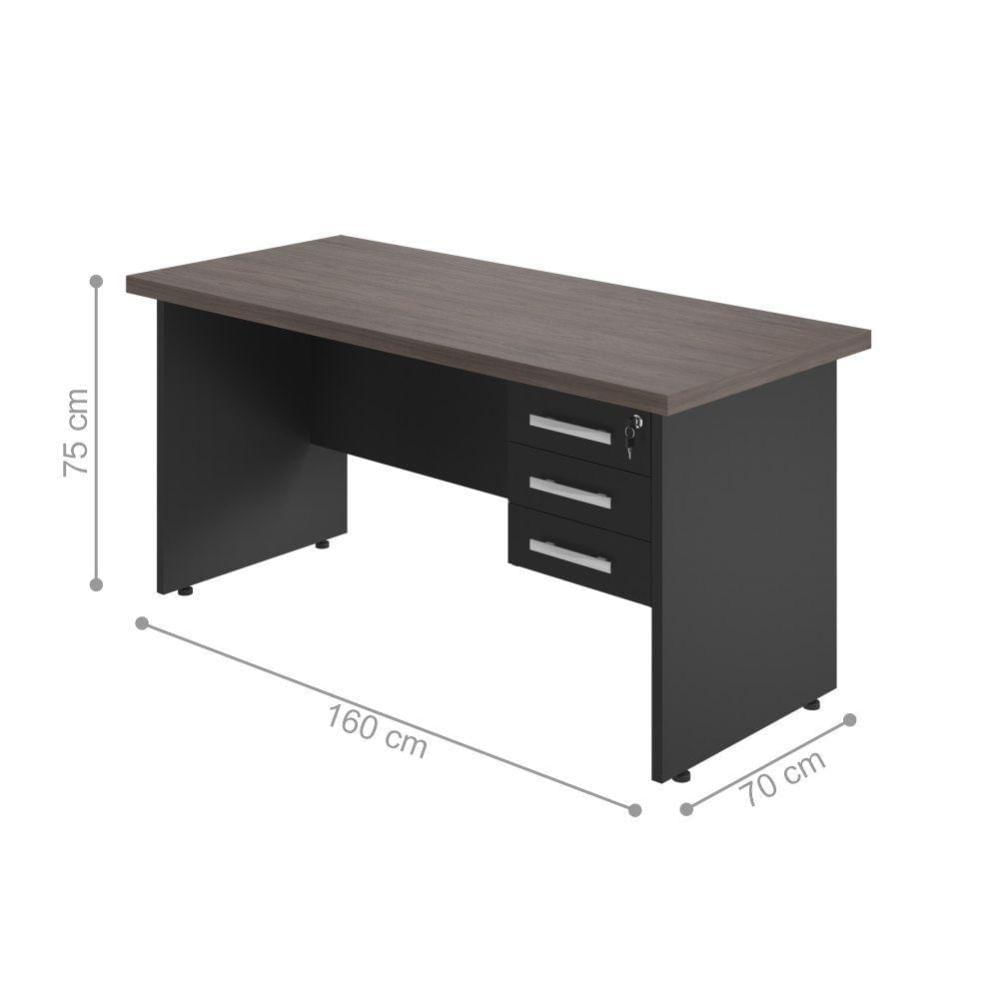 Miniatura Jogo Armario Com Mesa De Computador Eslovénia Freijo Preto