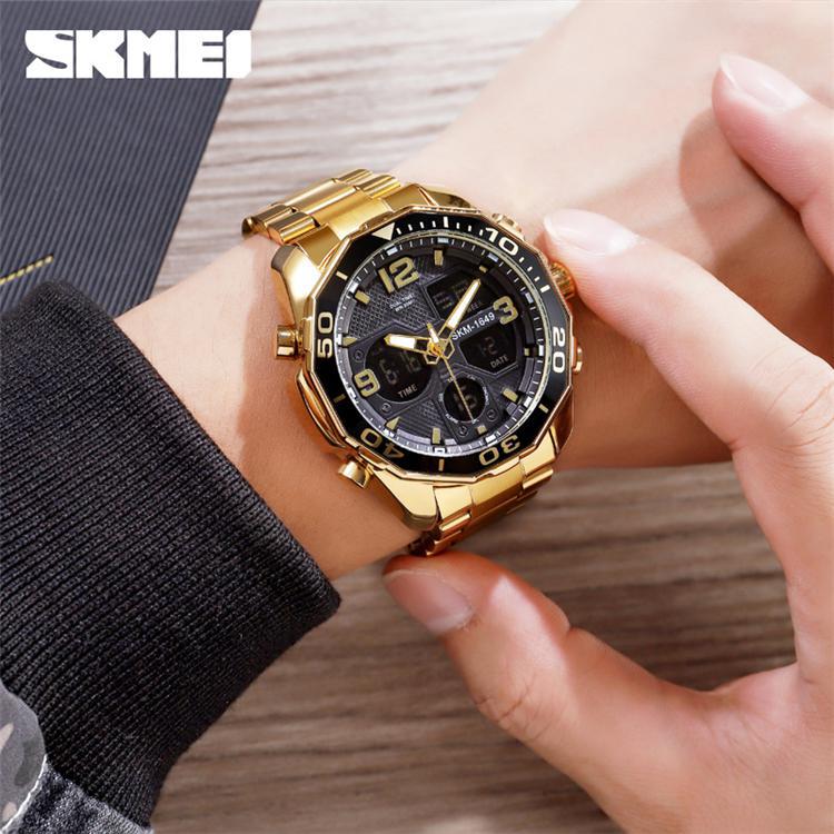 Miniatura Relógio Masculino Skmei 1649 Anadigital Esporte Casual Luxo