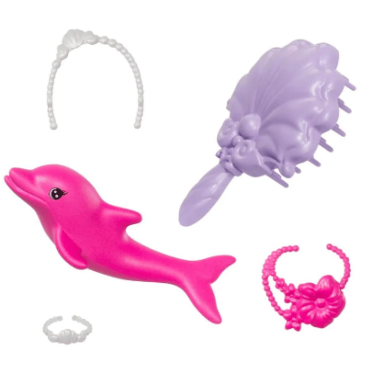 Miniatura Boneca Barbie Sereia Cores Mágicas Color Change 3+ Mattel