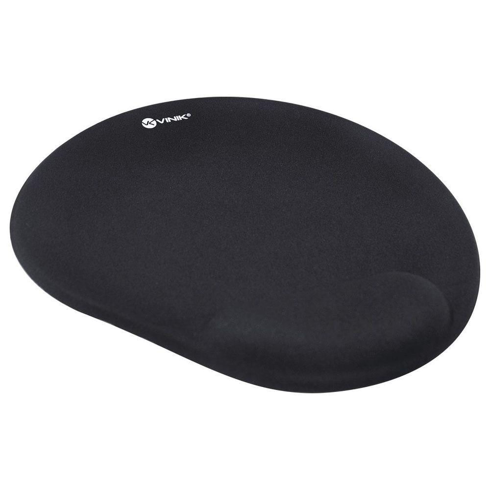 Miniatura Mouse Pad Com Apoio De Pulso Em Gel Mpg-10p Preto