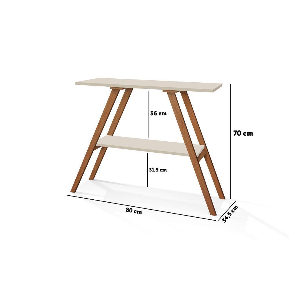 Miniatura Aparador Cantinho Cafe Off White Buffet Sala Hall Escritorio