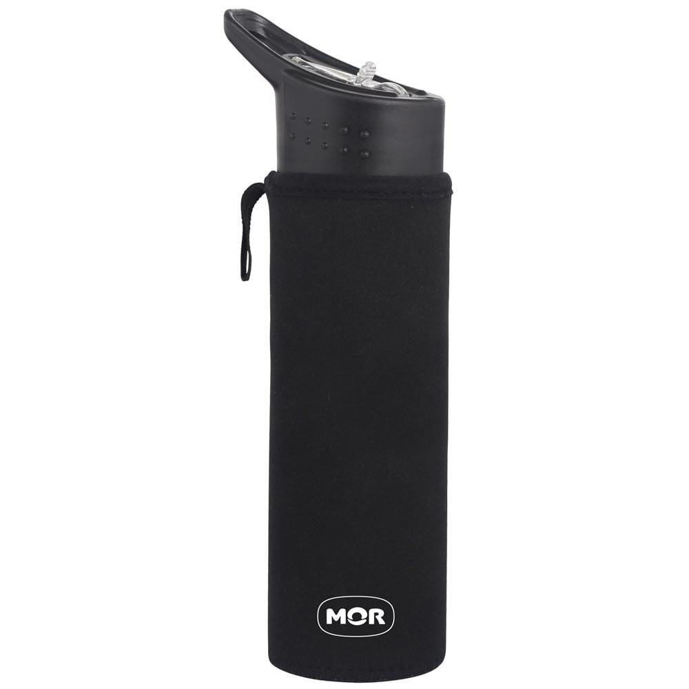 Miniatura Garrafa Squeeze Academia Aço Inox Capa Neoprene To Go Mor