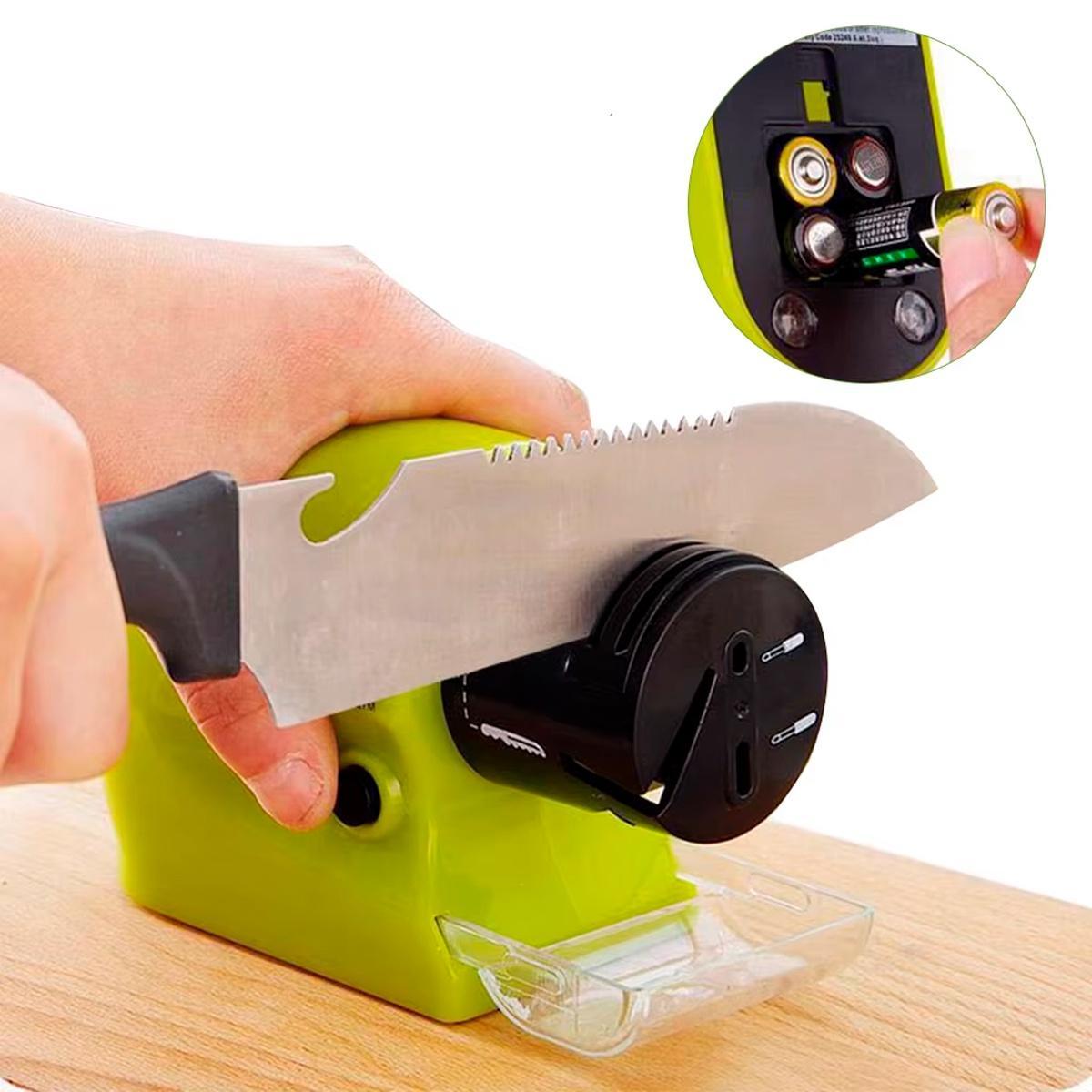 Miniatura Afiador Elétrico Portátil Ideal Afiar Facas Cozinha E