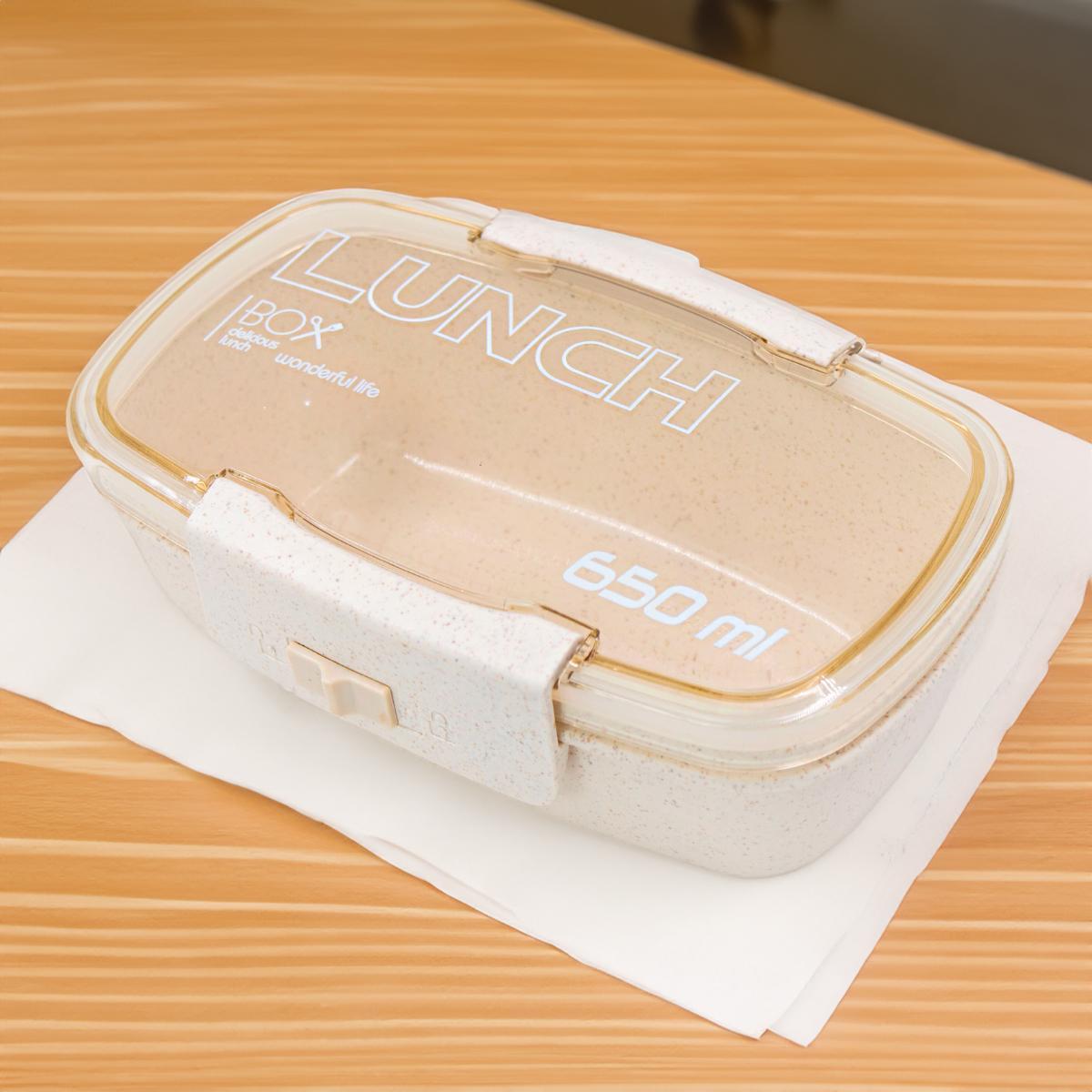 Marmita Térmica Fit 650ml - Garfo e Colher - Livre de BPA