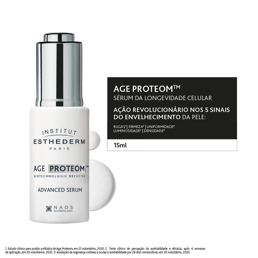 Miniatura Esthederm Age Proteom Longevidade Celular Sérum Facial 15Ml