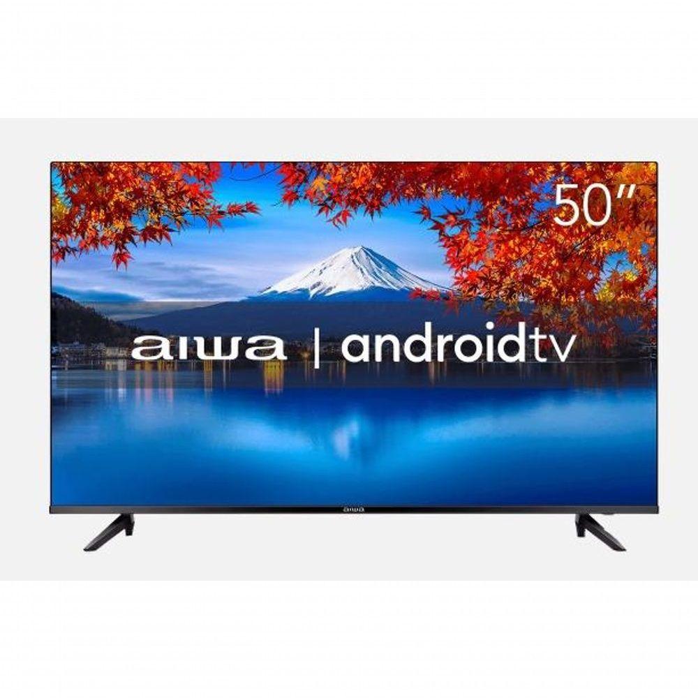 Miniatura Smart Tv Aiwa 50" Android 4k Borda Ultrafina Hdr10 Dolby áudio Aws-tv-50-bl-02-a Preto Bivolt
