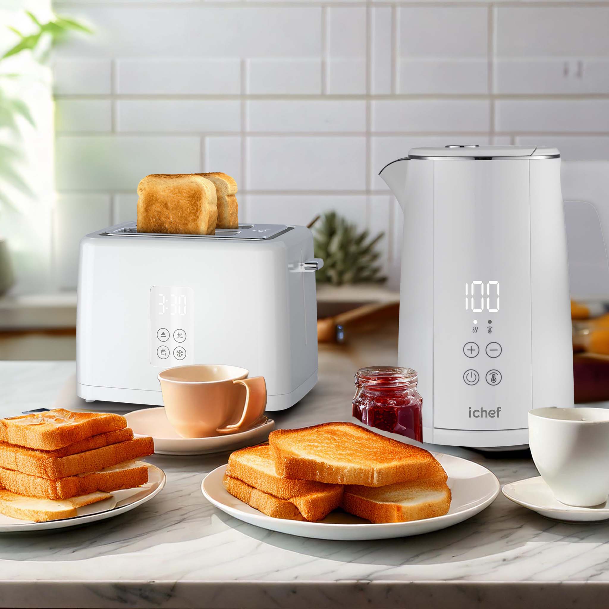 Miniatura Torradeira Elétrica e Chaleira Elétrica ichef Breakfast | 127V