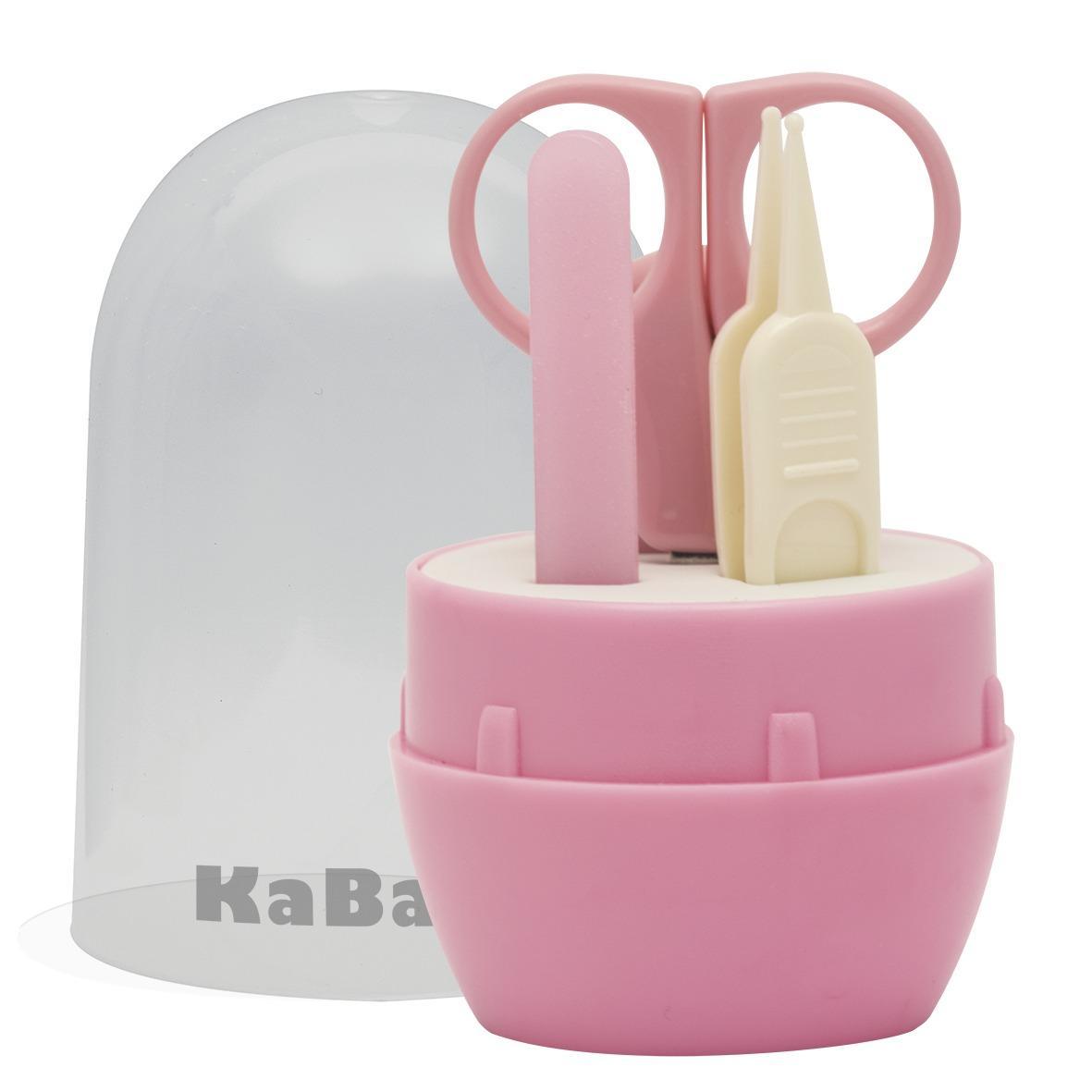 Miniatura Kit Manicure Egg Kababy Rosa