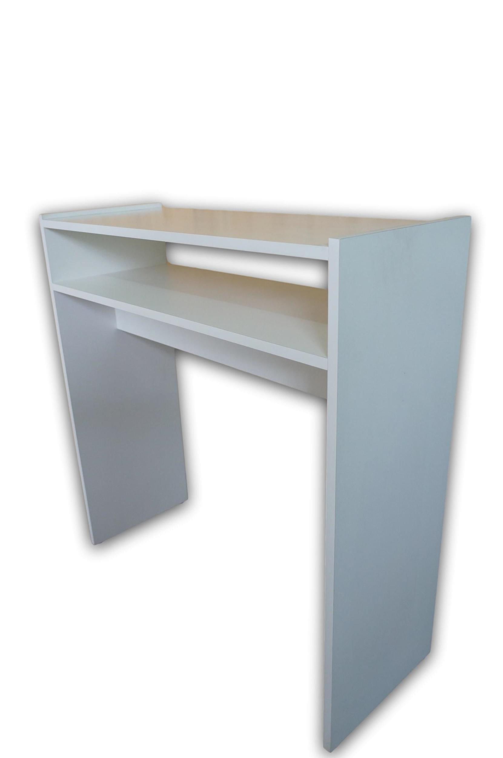 Miniatura Mesa De Manicure Bilhó Móveis Simples Mdf 80X80X30 Unha Gel