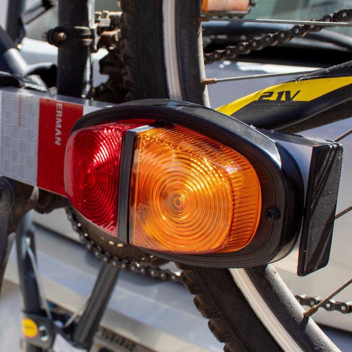 Miniatura Régua Sinalizadora Para Transbike Suporte Para Placa 7M Cabo