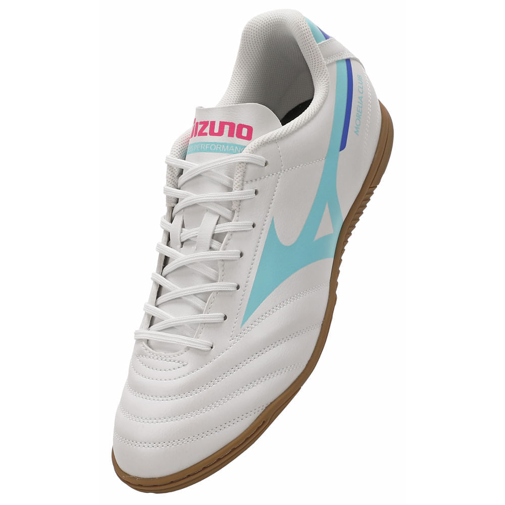 Miniatura Chuteira Futsal  Mizuno Morelia Club IN Masculina 38 Branco