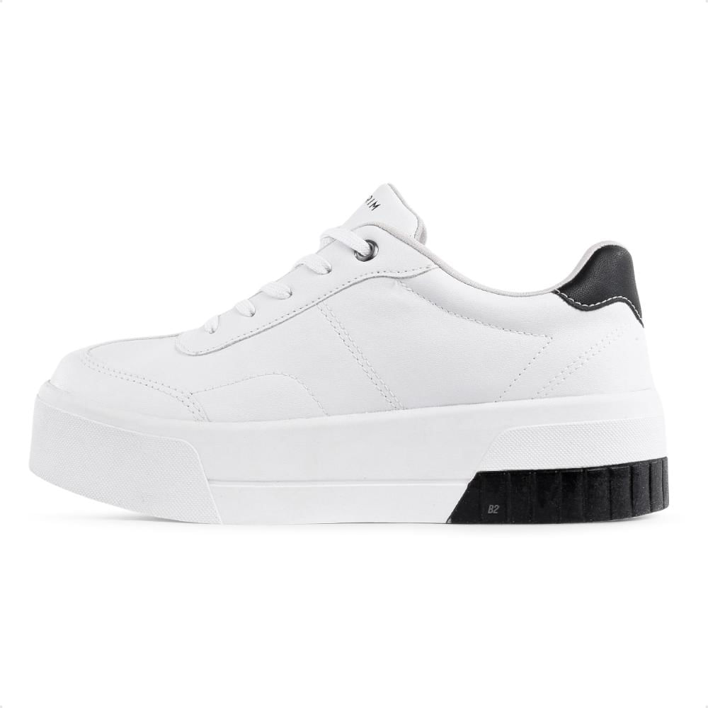 Miniatura Tênis Ramarim SNK Casual Caixa Alta Feminino Branco / Preto - 39