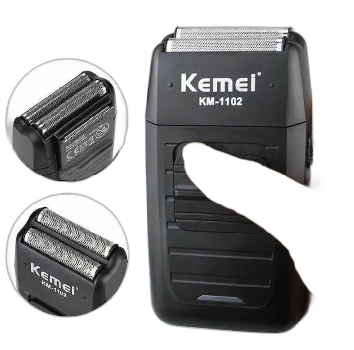 Miniatura Máquina Kemei Shaver Km-1102 Barbearia Profissional Original