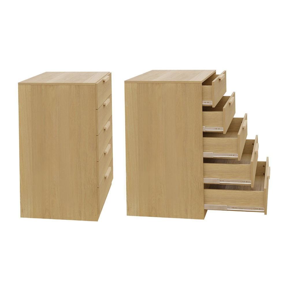 Cômoda 5 Gavetas 80cm Jade CabeCasa MadeiraOriginals Cômoda 5 Gavetas 80cm Jade Cabecasa Madeiramadeira Avelã