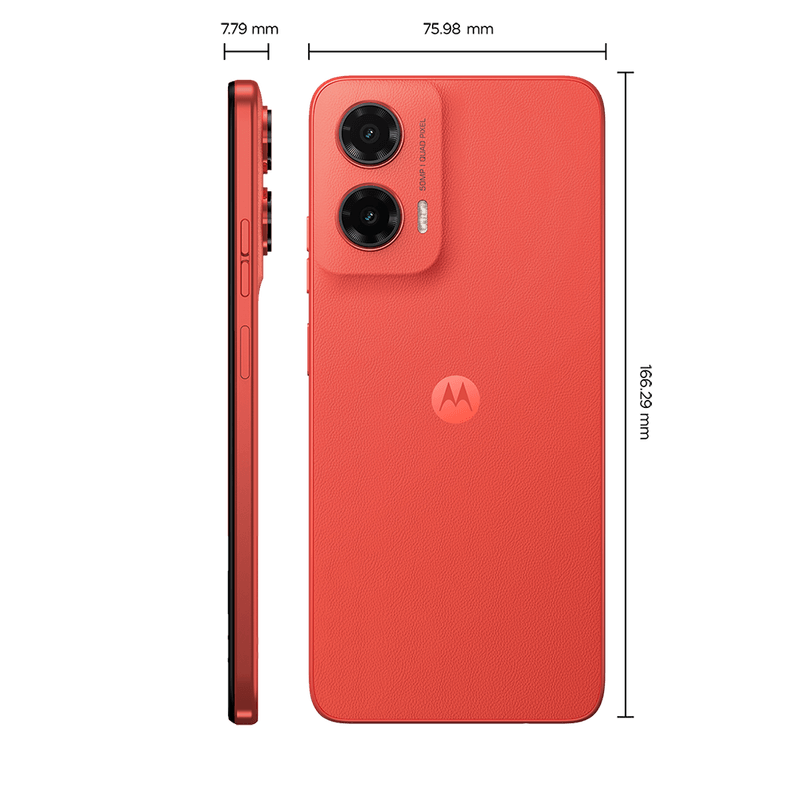 Miniatura Smartphone Motorola Moto G35 5G 256GB - Coral, 12GB RAM Boost, Câmera 50 MP + Selfie 16MP e Tela 6,7", Android 14