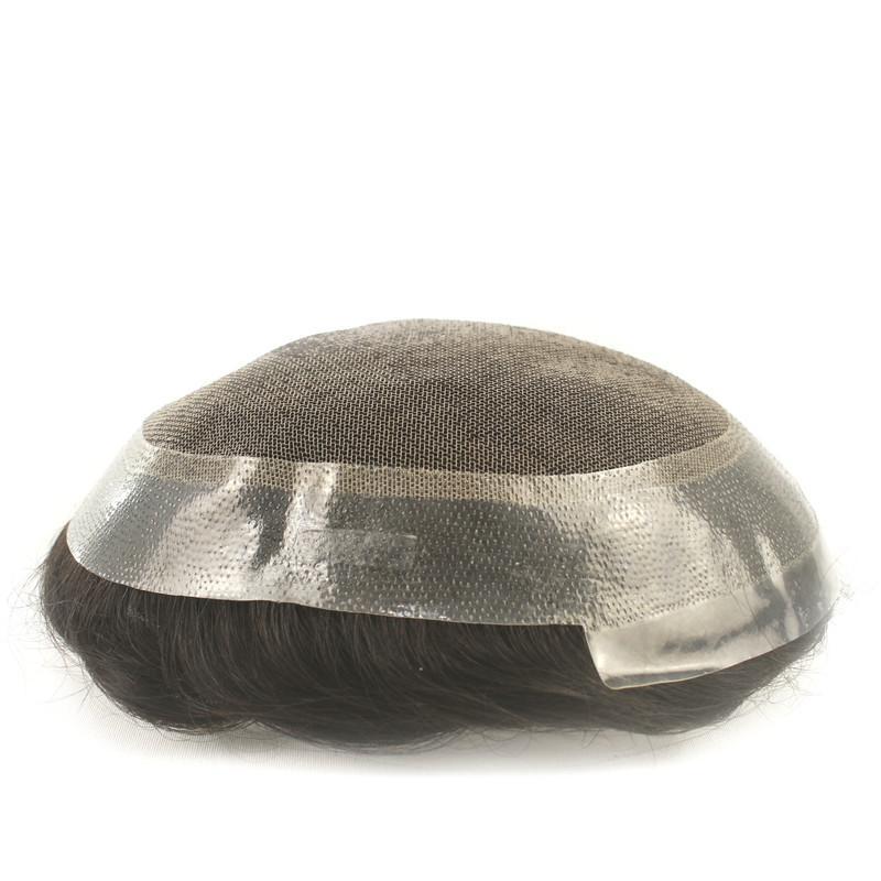 Miniatura Protese Capilar Híbrida D6N Tamanho 20X25 D=130%