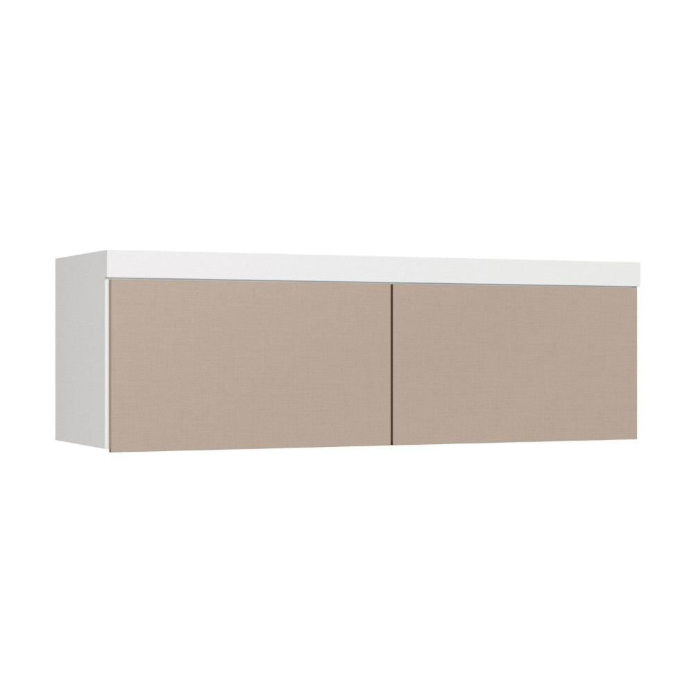 Miniatura Módulo Aéreo para Quarto 2 Portas Infinity Branco Line/Duna