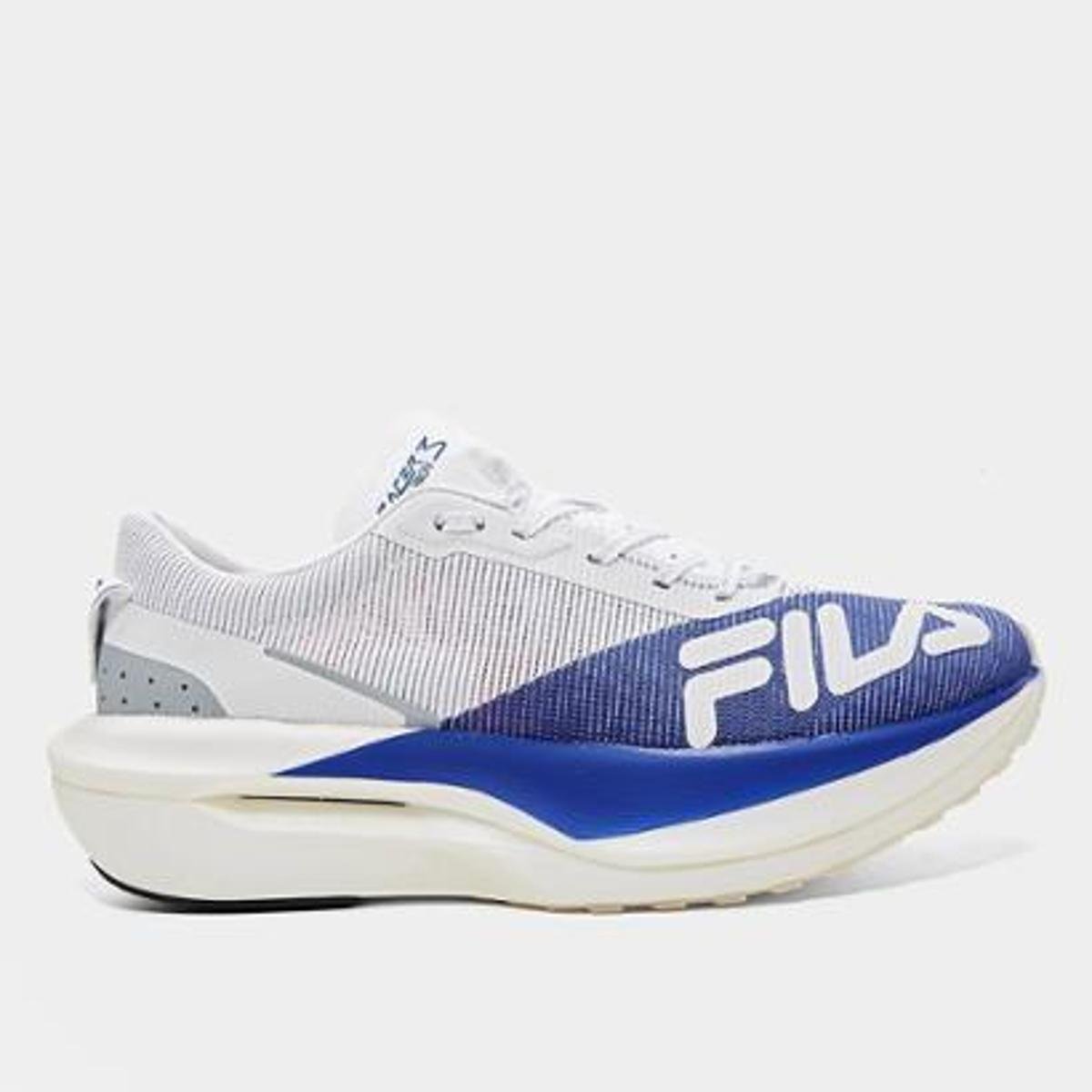 Miniatura Tênis Fila Racer Carbon 3 Masculino Branco+Azul Royal - 38