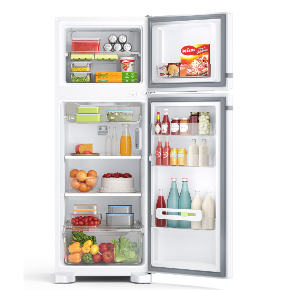 Miniatura Geladeira Consul Frost Free Duplex 340 litros Branca com Prateleiras Altura Flex 220V