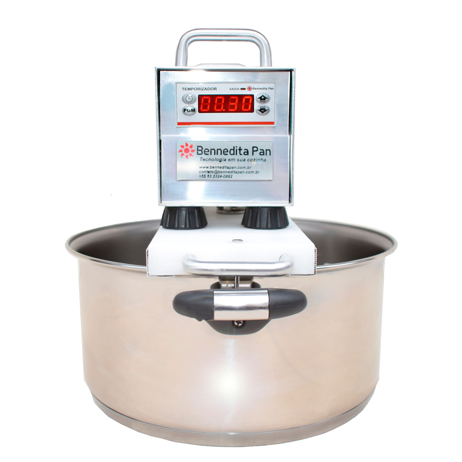 Miniatura Panela automática Bp Inox 8,5L p/ doces, brigadeiro, cremes