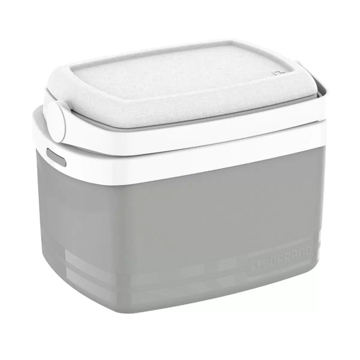 Miniatura Caixa Térmica Balde Gelo 5 Litros Soprano Cor Cinza