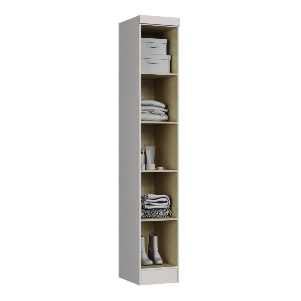 Guarda-roupa Infantil Modulado 6 Peças Infinity Branco Line/Duna