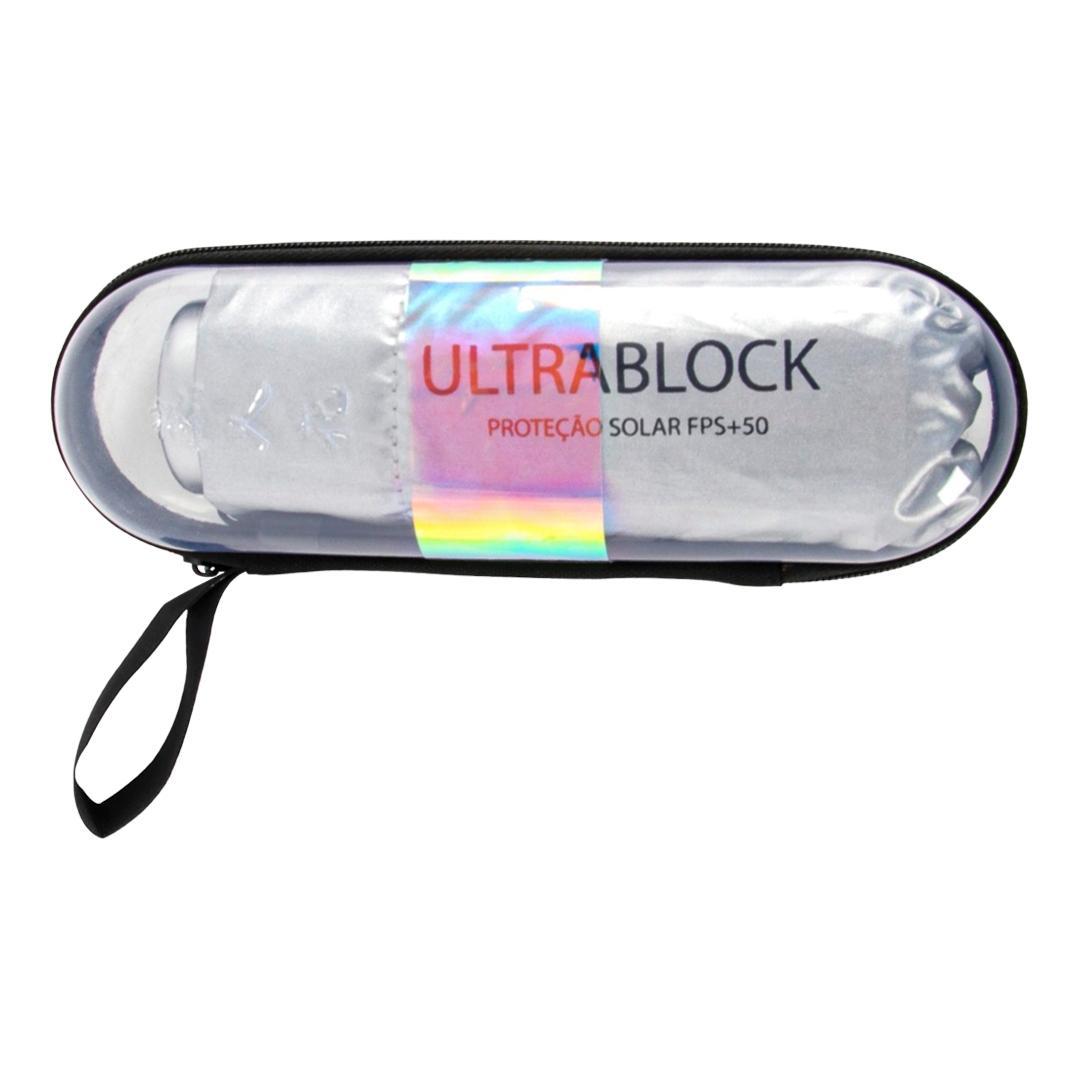 Miniatura Mini Ultrablock Manual Sombrinha Ultra Block Proteção Solar