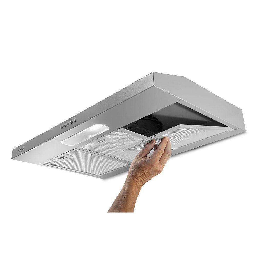 Miniatura Depurador Slim Suggar DPS181PR 80cm 3 Velocidades Prata 110V