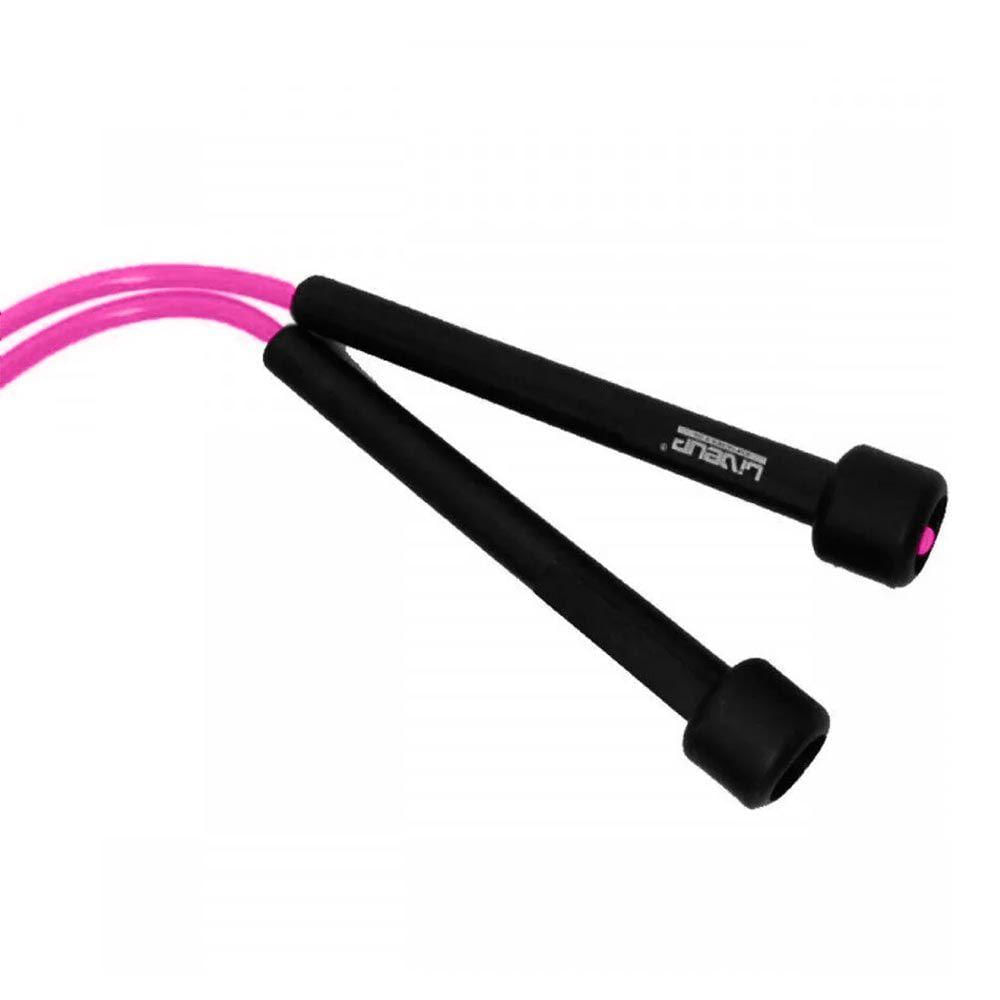 Miniatura Corda De Pular Silicone Rosa - Pilates Funcional Fitness Live Up