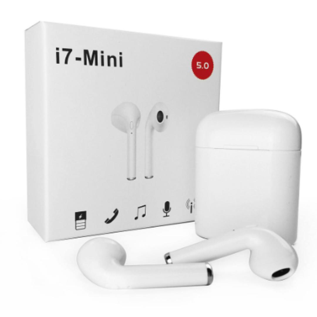 Miniatura Fone Sem Fio I7 Mini Tws Bluetooth Celular Com Microfone