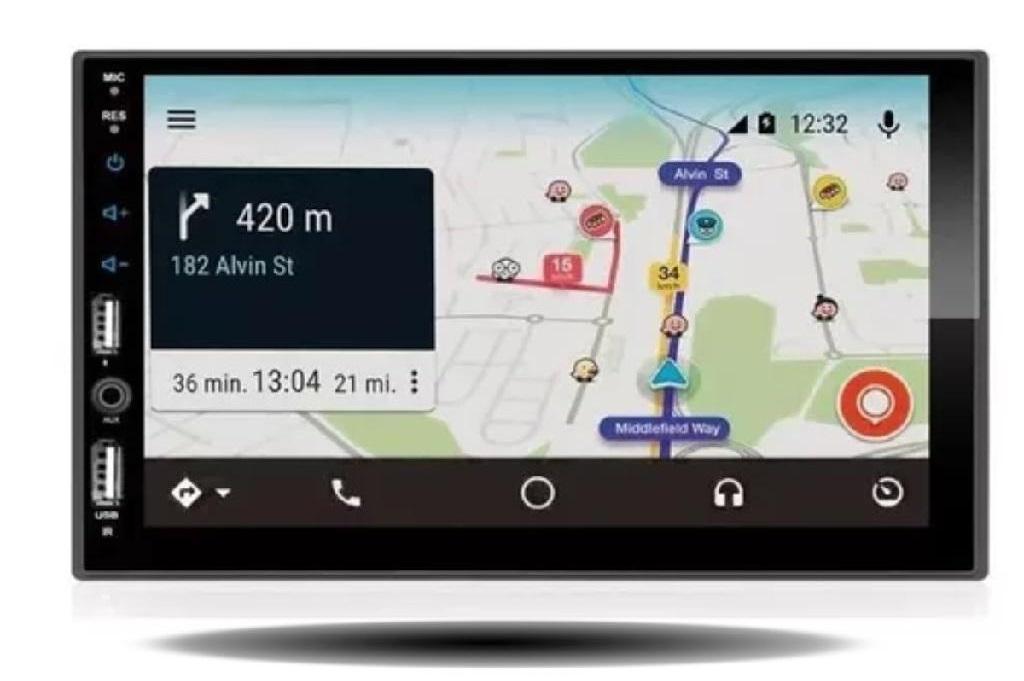 Miniatura Central Multimídia Mp5 E-Tech 7 Polegadas Combat Car Play