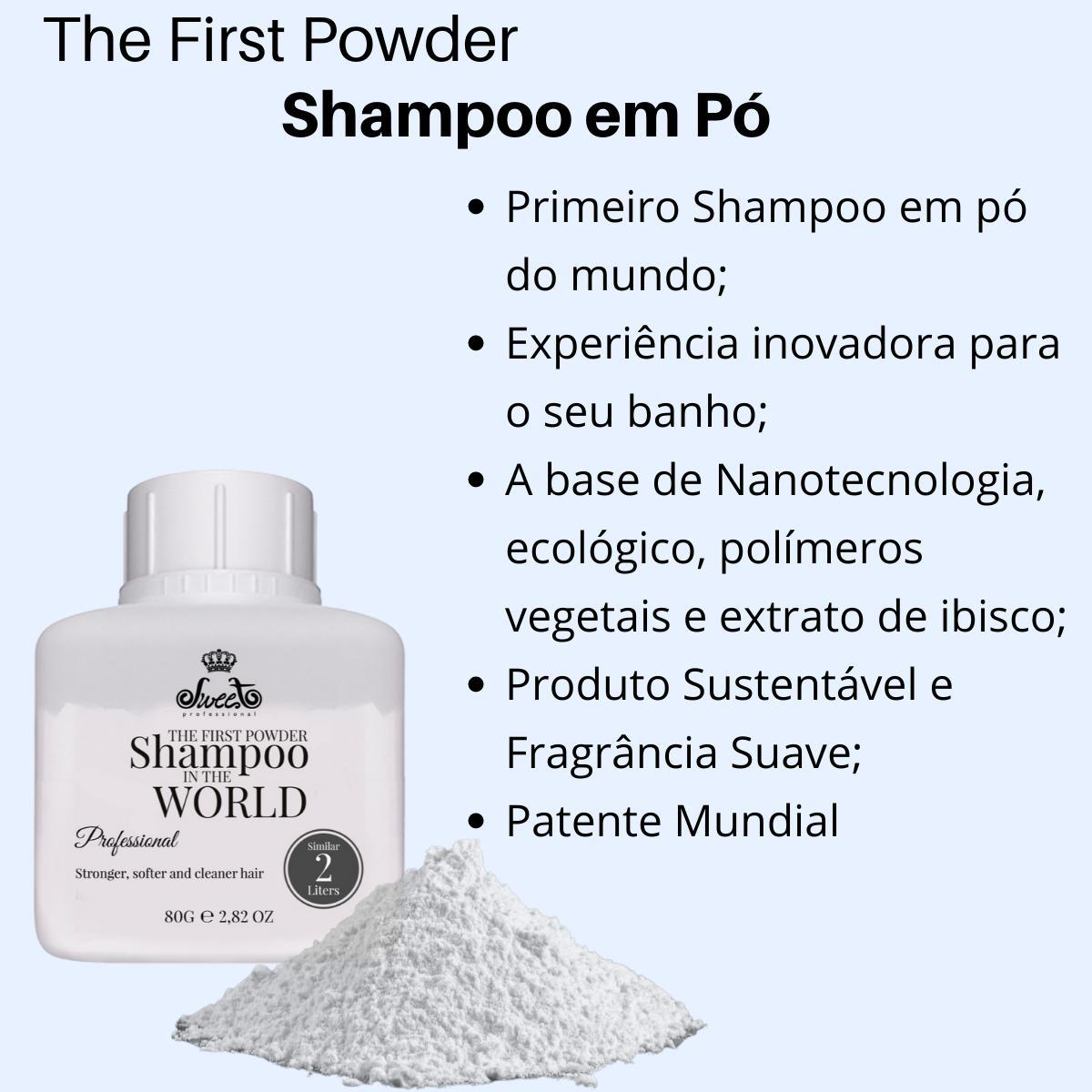 Miniatura Shampoo Em Pó Sweet Hair The First Powder Limpeza Profunda