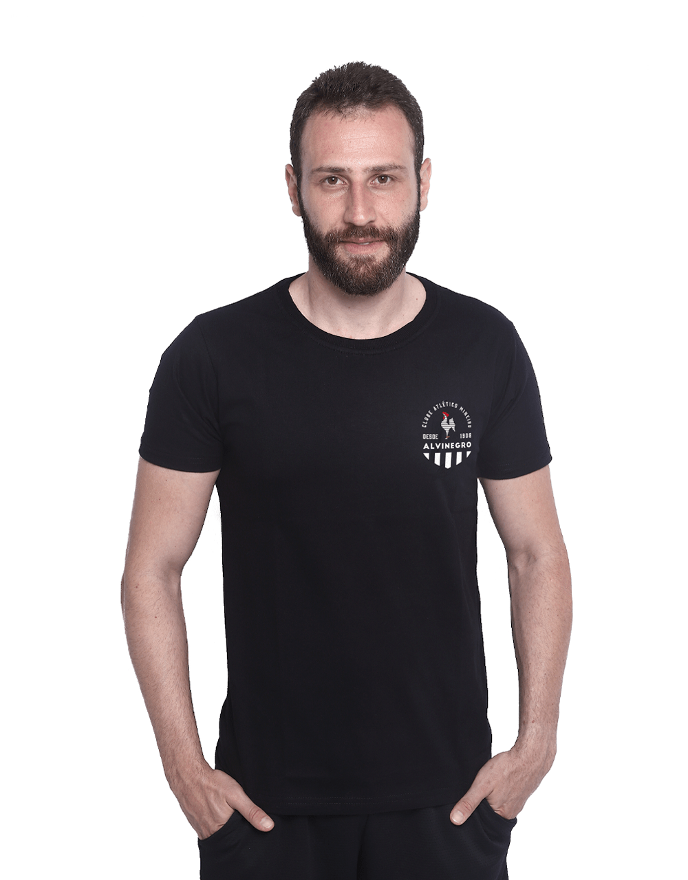 Miniatura Camiseta Masculina Atlético Mineiro  "Desde 1908" - Preta M