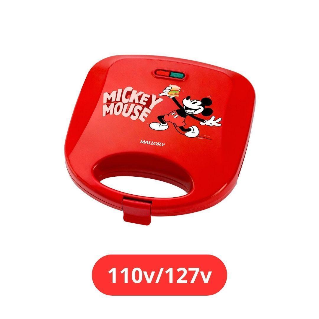 Sanduicheira Grill Mickey Mallory Disney Funny Plates 127V