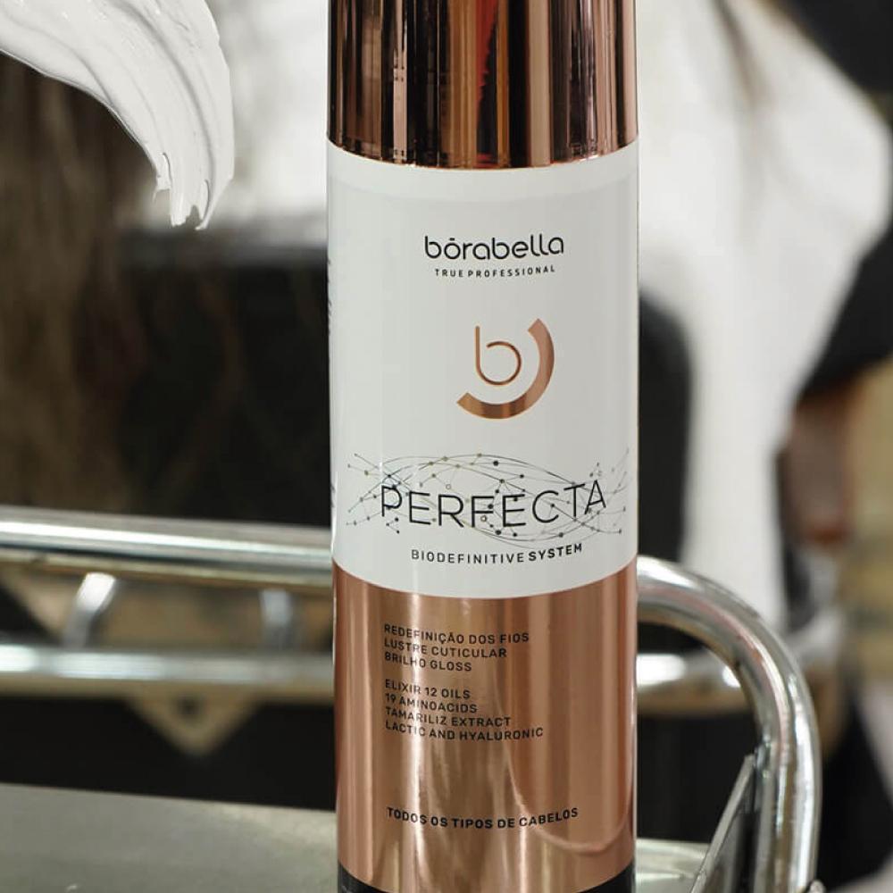 Miniatura Kit 03 Escova Progressiva Perfecta Orgânica Borabella 250Ml