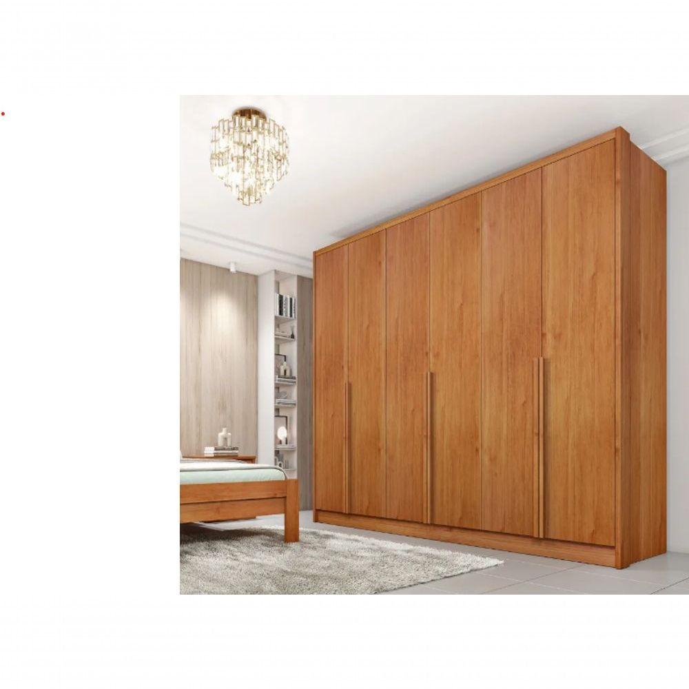 Miniatura Guarda Roupa Casal 100% Mdf 6 Portas 6 Gavetas Realeza Tcil Móveis - Cinamomo