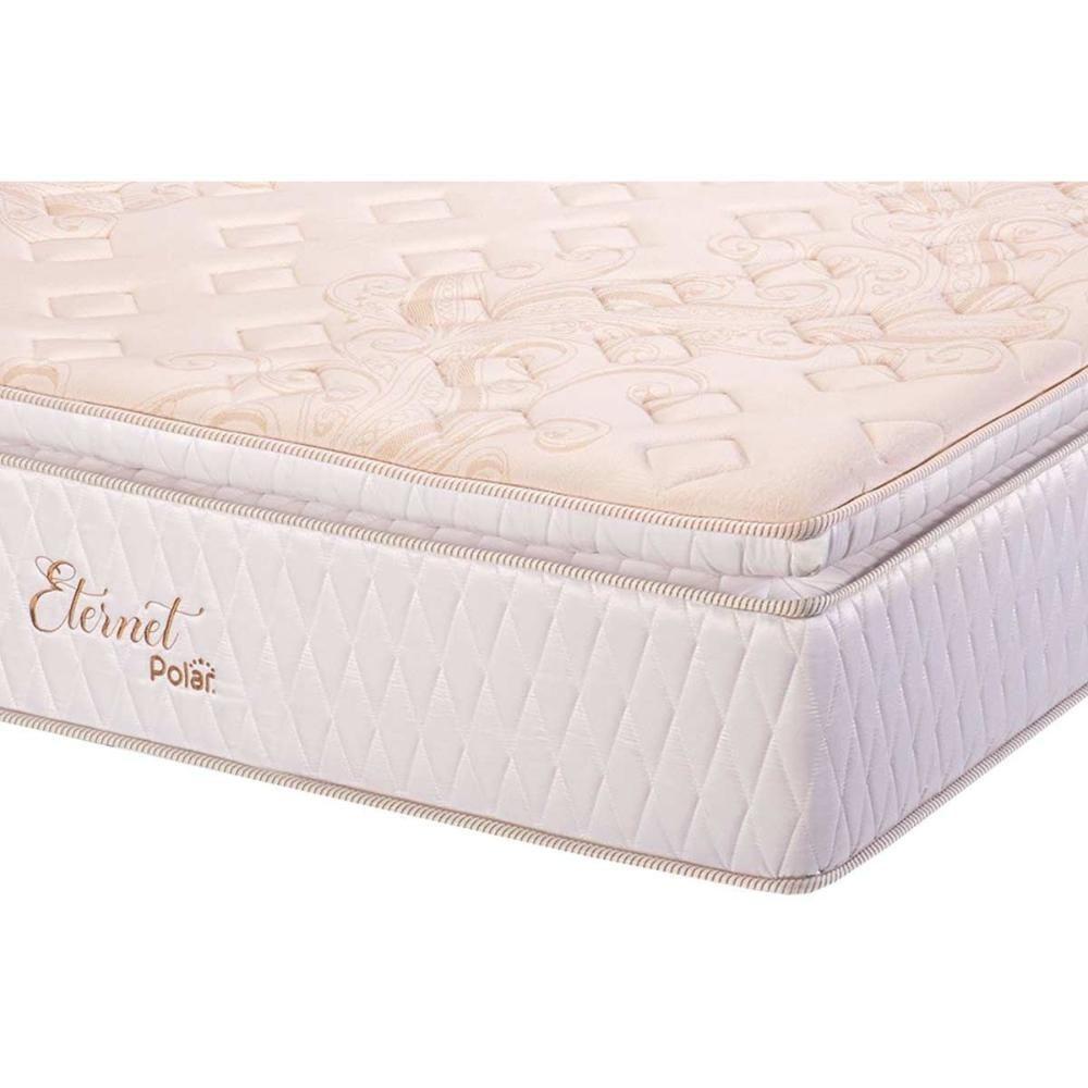 Miniatura Colchão Queen Molas Ensacadas Masterpocket Eternet Pillow Top (158x198x38) - Polar