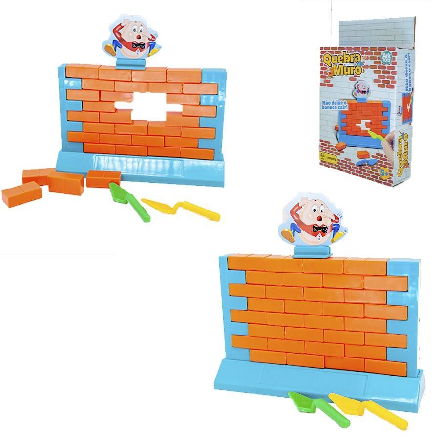 Miniatura Kit 4 Jogos Barril Pirata Cadeira Hipopotamo Quebra Muro